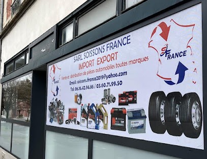 SARL Soissons France import export, Magasin de Pièces Détachées Auto à Soissons